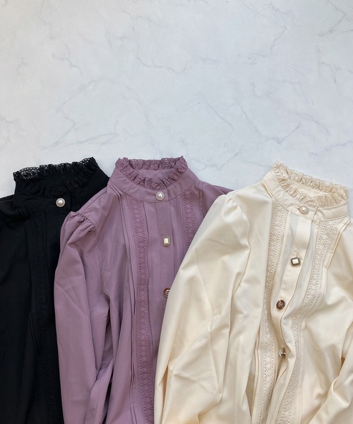 ぶーさんさま専用♡As know As plus♡ピンタックレースブラウス♡美品 ぶーさんさま専用♡As know As plus♡ピンタックレースブラウス