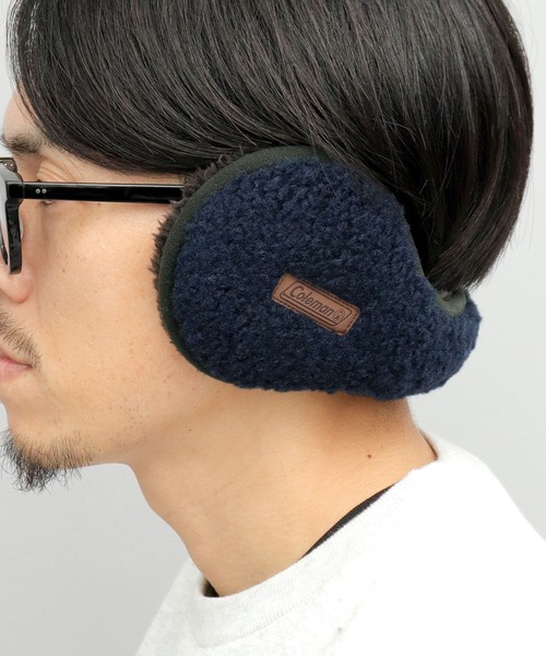 COLEMAN(コールマン)の「吸湿発熱素材 シープボア イヤーマフ(イヤーマフ・メンズ・ネイビー/ブラック/ダークブラウン/オフホワイト/ブラウン・FREE)」の1枚目の写真
