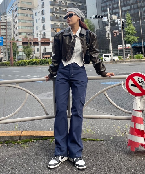 SHAGGIE（シャギー）の「ざっくり編みニットベレー帽（ハンチング/ベレー帽・レディース・ブラック/グレー/ナチュラル・FREE）」の19枚目の写真