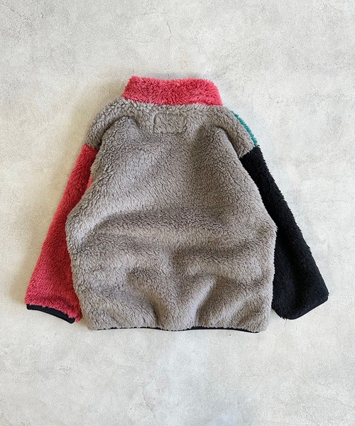 BIG FIELD(ビッグフィールド)の「ボアフリースクレイジージャケット(90~150cm)(その他アウター・キッズ・グレー/オフホワイト・150/90/100/110/120/130/140)」の11枚目の写真