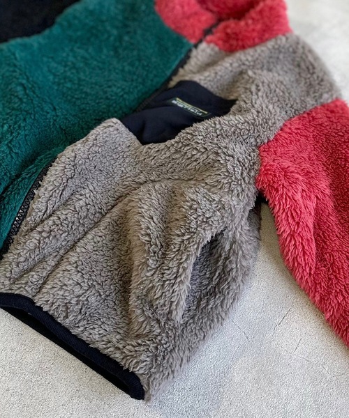 BIG FIELD(ビッグフィールド)の「ボアフリースクレイジージャケット(90~150cm)(その他アウター・キッズ・グレー/オフホワイト・150/90/100/110/120/130/140)」の14枚目の写真