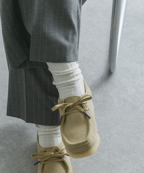 URBAN RESEARCH（アーバンリサーチ）の「『UR TECH』ローゲージリブソックス（ソックス/靴下・レディース・イエロー/ブラック/オフホワイト/ブルー・22/24）」の7枚目の写真