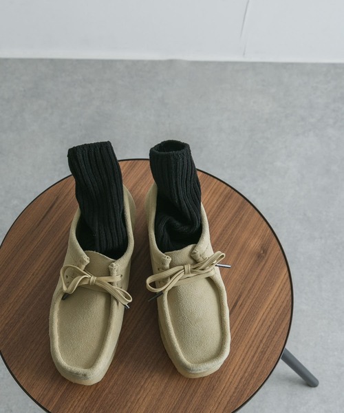 URBAN RESEARCH（アーバンリサーチ）の「『UR TECH』ローゲージリブソックス（ソックス/靴下・レディース・イエロー/ブラック/オフホワイト/ブルー・22/24）」の10枚目の写真