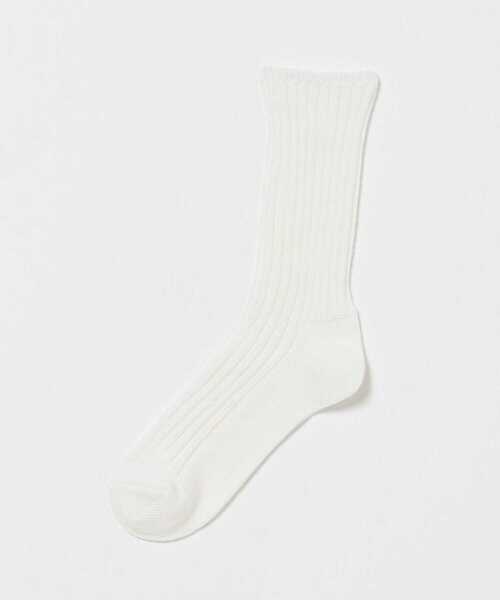 URBAN RESEARCH（アーバンリサーチ）の「『UR TECH』ローゲージリブソックス（ソックス/靴下・レディース・イエロー/ブラック/オフホワイト/ブルー・22/24）」の13枚目の写真