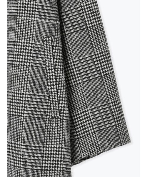 Samansa Mos2（サマンサ モスモス）の「グレンチェック切替ショートコート（その他アウター・レディース・ブラック・F）」の21枚目の写真