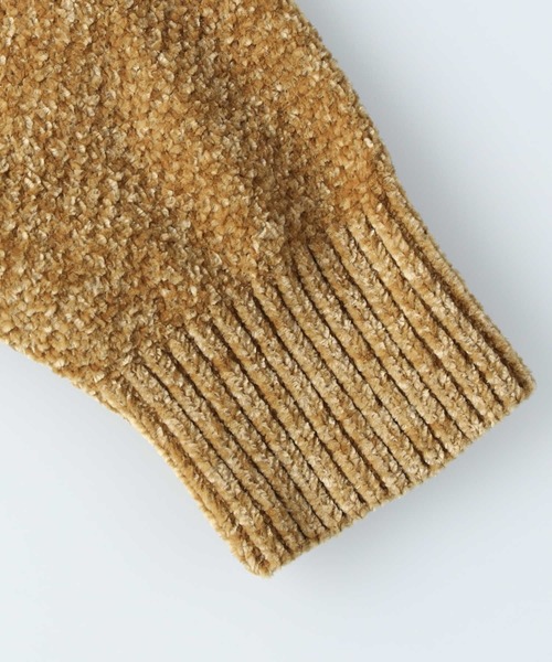 Right-on（ライトオン）の「ケーブル編みニットレイヤード（ニット/セーター・メンズ・オフホワイト/イエロー/ダークグレー・M/L/XL）」の9枚目の写真