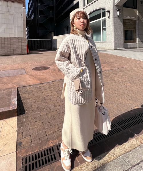 VICKY(ビッキー)の「【KOREAN ITEM】防水防汚ミリタリー巾着ショルダーバッグ(ショルダーバッグ・レディース・ブラック/オフホワイト・FREE)」の11枚目の写真