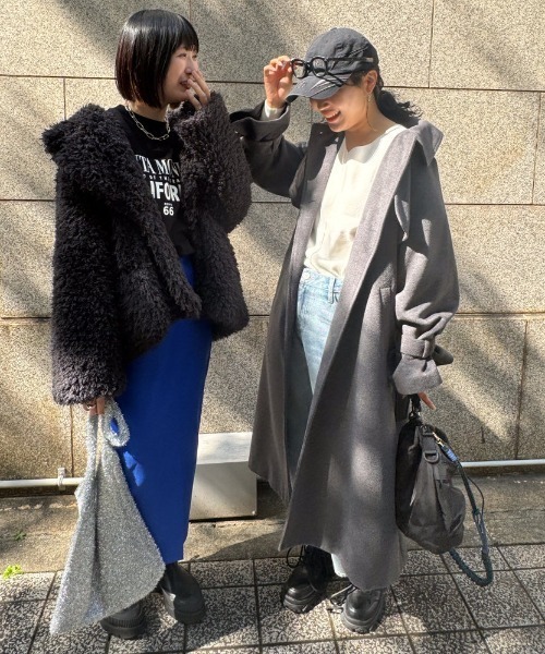 VICKY(ビッキー)の「【KOREAN ITEM】防水防汚ミリタリー巾着ショルダーバッグ(ショルダーバッグ・レディース・ブラック/オフホワイト・FREE)」の16枚目の写真