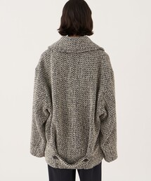 DES PRES（デ・プレ）の「バルキーツイード ビックカラーコート