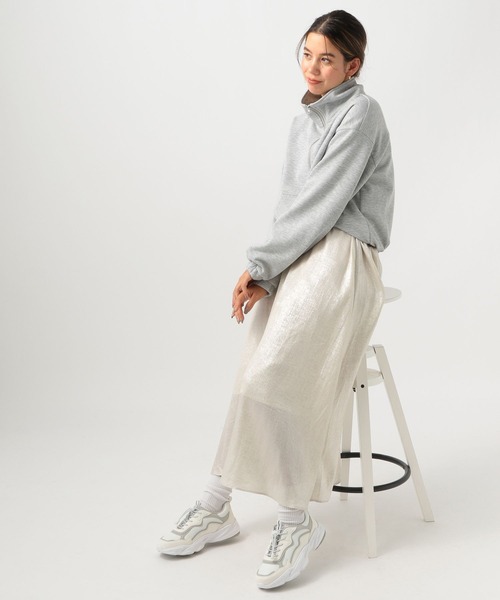 BAYFLOW（ベイフロー）の「ストレッチシュースニーカー（スニーカー・レディース・ホワイト/ライトグレー・LARGE/MEDIUM）」の5枚目の写真