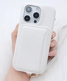 Lace Ladies（レースレディース）の「カードケース付きレザー調ストラップiPhoneケース（スマホケース/カバー・レディース）」