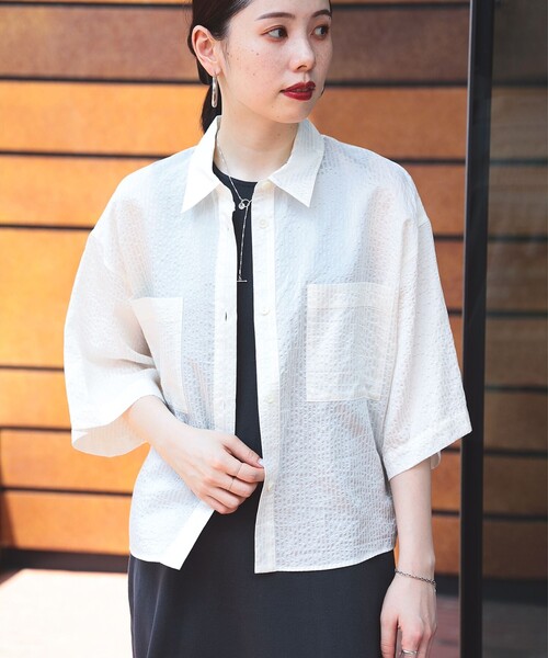 Demi-Luxe BEAMS - 美品✨デミルクスビームス スキッパー シャツ ブラウス ゆったり ストライプ Demi-Luxe BEAMS（デミルクス ビームス）の「Demi-Luxe BEAMS