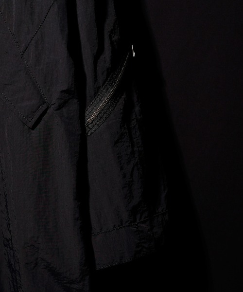 NUMBER (N)INE(ナンバーナイン)の「NUMBER (N)INE/ナンバーナイン MICRO RIP-STOP FISH TAIL STAND LONG COAT(モッズコート・メンズ・ブラック/オリーブ/ホワイト・3/4/2)」の21枚目の写真