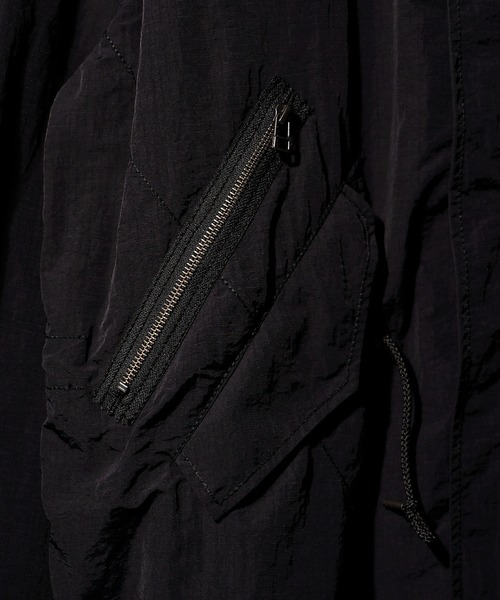 NUMBER (N)INE(ナンバーナイン)の「NUMBER (N)INE/ナンバーナイン MICRO RIP-STOP FISH TAIL STAND LONG COAT(モッズコート・メンズ・ブラック/オリーブ/ホワイト・3/4/2)」の22枚目の写真