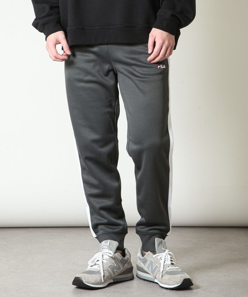 FILA(フィラ)の「【FILA】 ワンポイント ロゴ 刺繍 サイドライン ジャージ ストレッチ ジョガーパンツ(その他パンツ・メンズ・ネイビー/ブラック/チャコール・MEDIUM/X-LARGE/LARGE)」の20枚目の写真