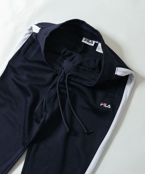 FILA(フィラ)の「【FILA】 ワンポイント ロゴ 刺繍 サイドライン ジャージ ストレッチ ジョガーパンツ(その他パンツ・メンズ・ネイビー/ブラック/チャコール・MEDIUM/X-LARGE/LARGE)」の13枚目の写真