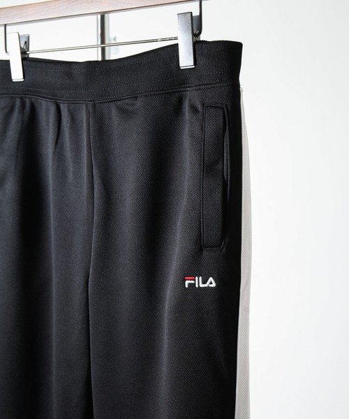 FILA(フィラ)の「【FILA】 ワンポイント ロゴ 刺繍 サイドライン ジャージ ストレッチ ジョガーパンツ(その他パンツ・メンズ・ネイビー/ブラック/チャコール・MEDIUM/X-LARGE/LARGE)」の7枚目の写真