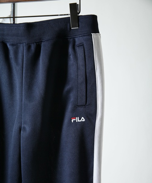 FILA(フィラ)の「【FILA】 ワンポイント ロゴ 刺繍 サイドライン ジャージ ストレッチ ジョガーパンツ(その他パンツ・メンズ・ネイビー/ブラック/チャコール・MEDIUM/X-LARGE/LARGE)」の8枚目の写真