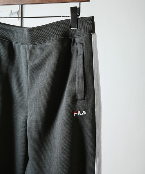 FILA(フィラ)の「【FILA】 ワンポイント ロゴ 刺繍 サイドライン ジャージ ストレッチ ジョガーパンツ(その他パンツ・メンズ・ネイビー/ブラック/チャコール・MEDIUM/X-LARGE/LARGE)」の9枚目の写真