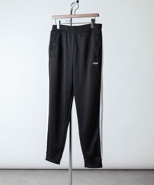 FILA(フィラ)の「【FILA】 ワンポイント ロゴ 刺繍 サイドライン ジャージ ストレッチ ジョガーパンツ(その他パンツ・メンズ・ネイビー/ブラック/チャコール・MEDIUM/X-LARGE/LARGE)」の10枚目の写真