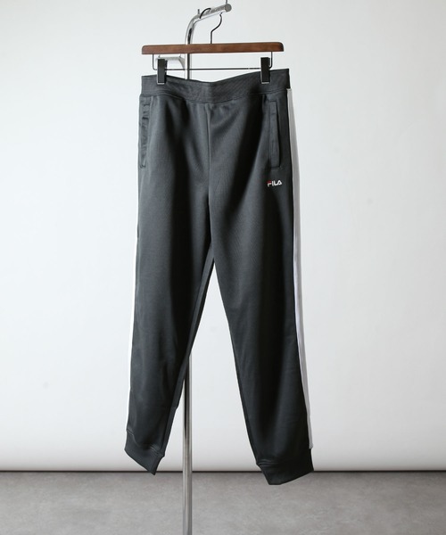 FILA(フィラ)の「【FILA】 ワンポイント ロゴ 刺繍 サイドライン ジャージ ストレッチ ジョガーパンツ(その他パンツ・メンズ・ネイビー/ブラック/チャコール・MEDIUM/X-LARGE/LARGE)」の11枚目の写真