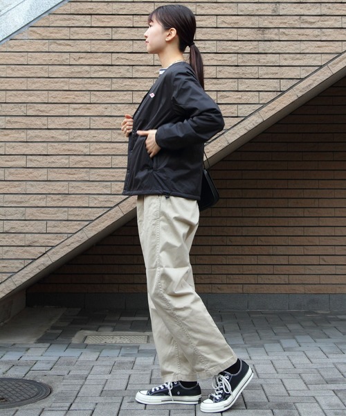 DANTON（ダントン）の「DANTON/ダントン　インサレーションジャケット　INSULATION JACKET（ウィメンズ）　DT-A0482 SBT（ノーカラージャケット・レディース・ライトベージュ/アイボリー/ブラック/ライトブルー・S/M）」の17枚目の写真