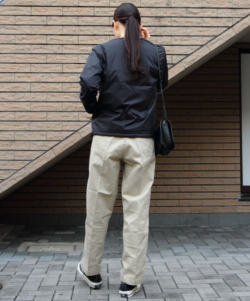 DANTON（ダントン）の「DANTON/ダントン　インサレーションジャケット　INSULATION JACKET（ウィメンズ）　DT-A0482 SBT（ノーカラージャケット・レディース・ライトベージュ/アイボリー/ブラック/ライトブルー・S/M）」の7枚目の写真