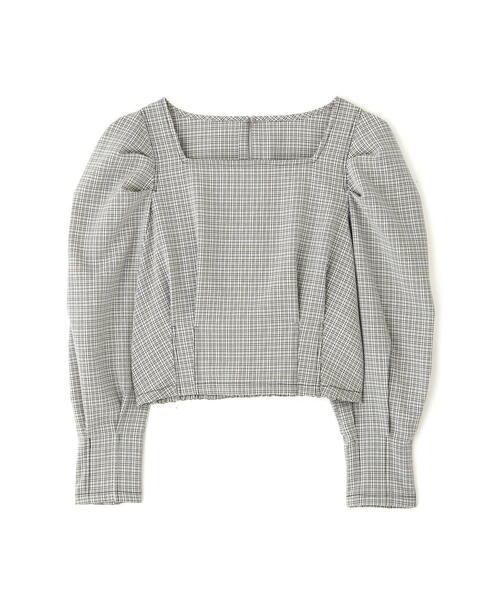 FREE'S MART(フリーズマート)の「◇スクエアネックボリュームスリーブ長袖ブラウス(シャツ/ブラウス・レディース・ブラック系その他/ホワイト系その他/グリーン系その他3/ブラック系その他2・FREE)」の8枚目の写真