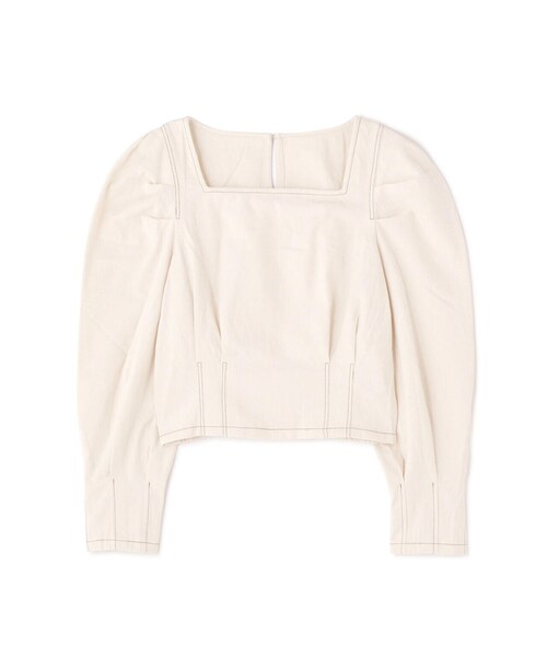 FREE'S MART(フリーズマート)の「◇スクエアネックボリュームスリーブ長袖ブラウス(シャツ/ブラウス・レディース・ブラック系その他/ホワイト系その他/グリーン系その他3/ブラック系その他2・FREE)」の20枚目の写真