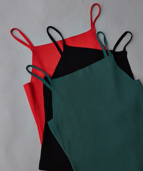 Lui's（ルイス）の「【cierio/シエリオ】 ニットキャミソール（キャミソール・レディース・ブラック/レッド/グリーン・FREE）」の15枚目の写真