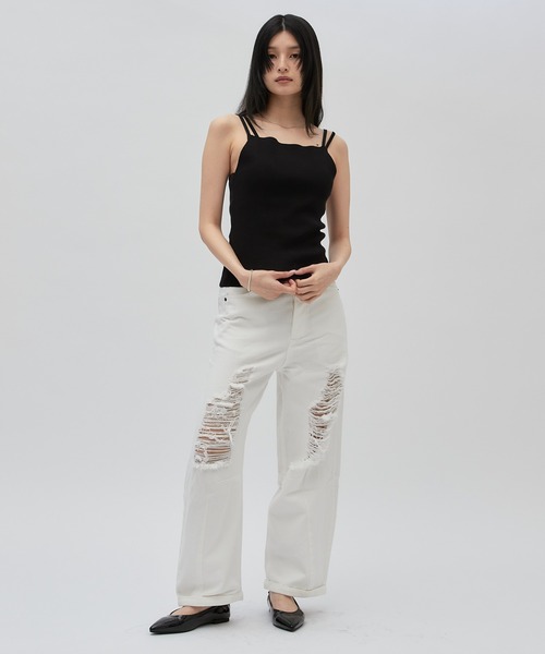 Lui's（ルイス）の「【cierio/シエリオ】 ニットキャミソール（キャミソール・レディース・ブラック/レッド/グリーン・FREE）」の17枚目の写真