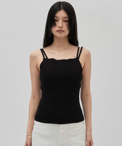 Lui's（ルイス）の「【cierio/シエリオ】 ニットキャミソール（キャミソール・レディース・ブラック/レッド/グリーン・FREE）」の19枚目の写真