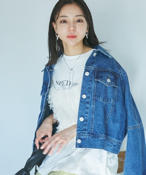 VIS(ビス)の「【STAYC/YOON着用】リボンテープビスチェ(キャミソール・レディース・ブラック/キナリ・FREE)」の16枚目の写真