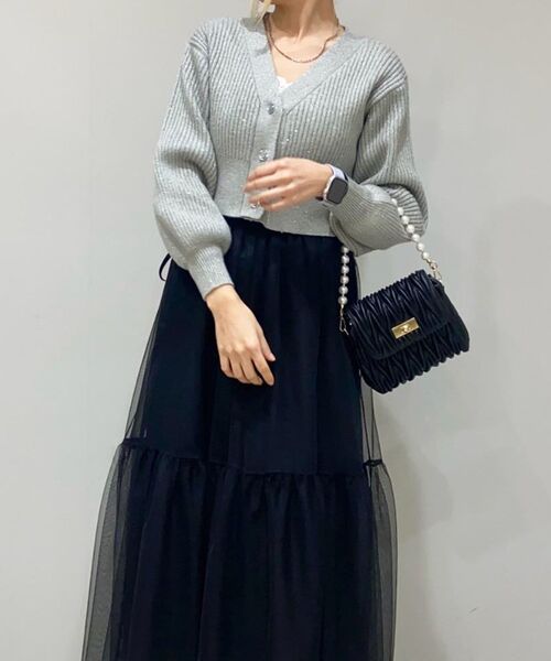 MAJESTIC LEGON(マジェスティックレゴン)の「カップ付きレースキャミソール(キャミソール・レディース・オフホワイト/ブラック/アイボリー・MEDIUM)」の6枚目の写真