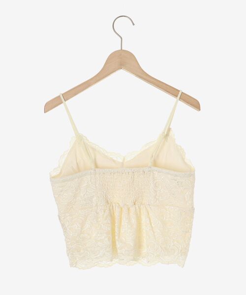 MAJESTIC LEGON(マジェスティックレゴン)の「カップ付きレースキャミソール(キャミソール・レディース・オフホワイト/ブラック/アイボリー・MEDIUM)」の10枚目の写真