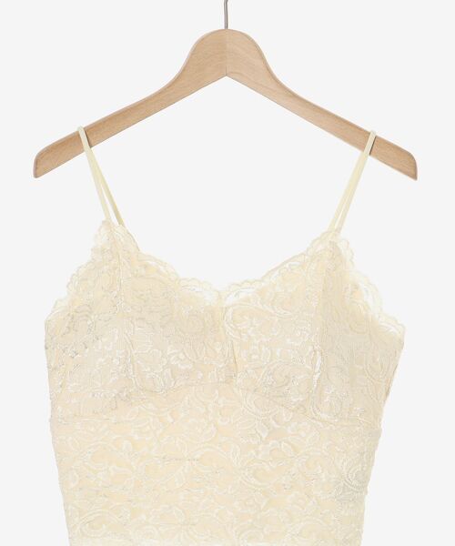 MAJESTIC LEGON(マジェスティックレゴン)の「カップ付きレースキャミソール(キャミソール・レディース・オフホワイト/ブラック/アイボリー・MEDIUM)」の11枚目の写真