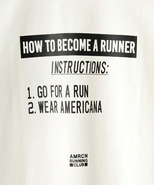 AMERICANA（アメリカーナ）の「【CLASSY. 5月号掲載】[Americana×JEANS FACTORY/アメリカーナ×ジーンズファクトリー] 別注 ラウンドヘム バックプリントTシャツ（Tシャツ/カットソー・レディース・スミクロ/ホワイト/ライトグレー・F）」の6枚目の写真