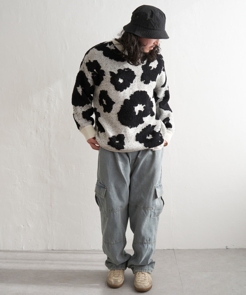 VENCEEXCHANGE(ヴァンスエクスチェンジ)の「ワイドデニムカーゴ(デニムパンツ・メンズ・ブラック/ブルー・M/L)」の5枚目の写真