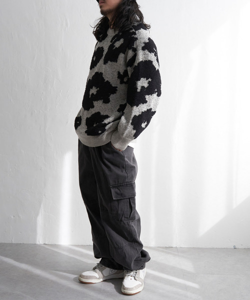 VENCEEXCHANGE(ヴァンスエクスチェンジ)の「ワイドデニムカーゴ(デニムパンツ・メンズ・ブラック/ブルー・M/L)」の14枚目の写真