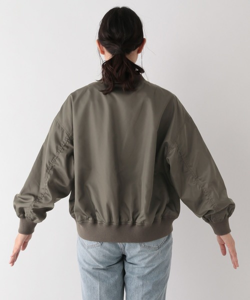 美品　　Bluworkgarment カーキ ジャケット Lサイズ 閉店セール】ンズ ドルマンブルゾン レギュラーカラージャケット