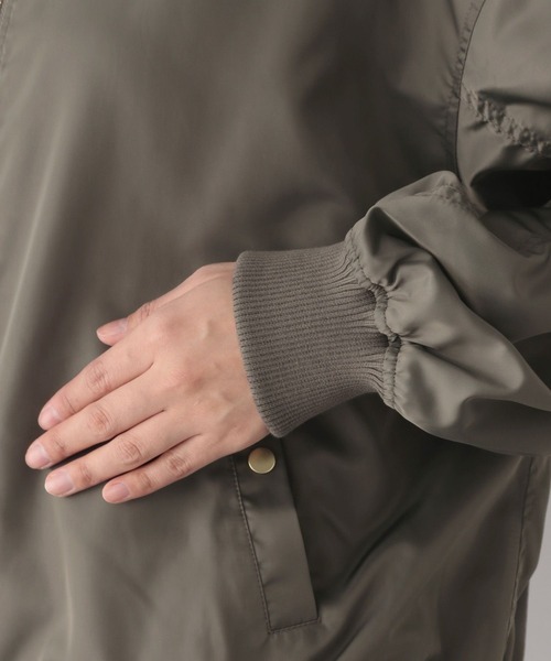 GLOBAL WORK（グローバルワーク）の「撥水軽やかMA-1/975890（MA-1・レディース・ベージュ/アイボリー/グレー/カーキ・REGULAR/SHORT）」の12枚目の写真