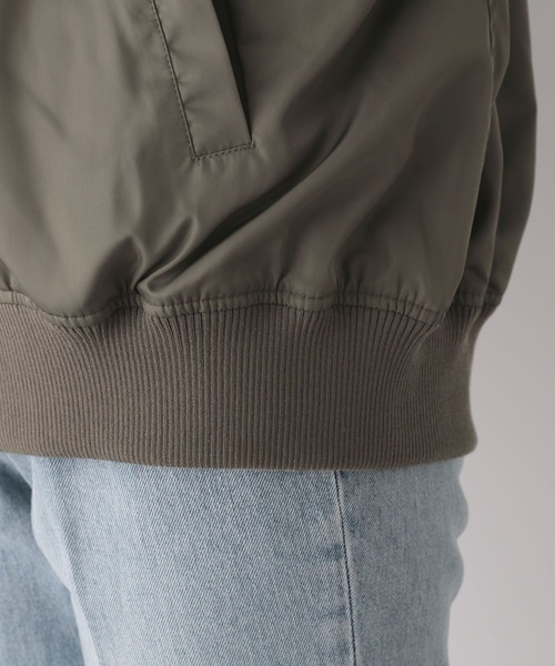 GLOBAL WORK（グローバルワーク）の「撥水軽やかMA-1/975890（MA-1・レディース・ベージュ/アイボリー/グレー/カーキ・REGULAR/SHORT）」の10枚目の写真