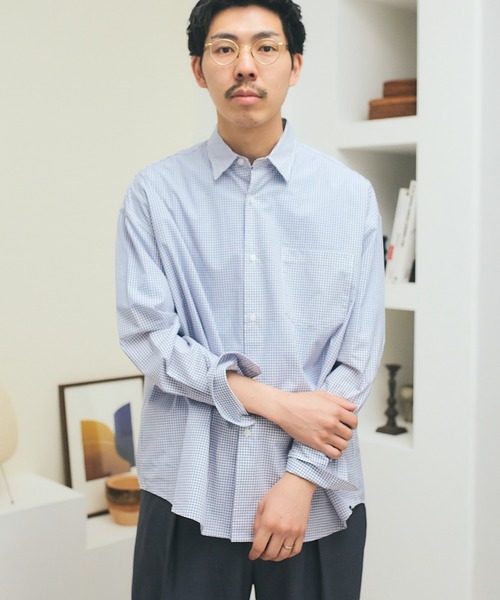 SHIPS.me(シップスミー)の「【ZOZO限定】SHIPS.me: リラックスワイドシャツ(シャツ/ブラウス・メンズ・グリーン/ホワイト/ダークグレー/ブラック・XS/XL/L/M/S)」の11枚目の写真