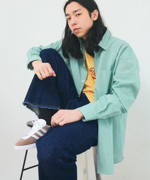 SHIPS.me(シップスミー)の「【ZOZO限定】SHIPS.me: リラックスワイドシャツ(シャツ/ブラウス・メンズ・グリーン/ホワイト/ダークグレー/ブラック・XS/XL/L/M/S)」の20枚目の写真