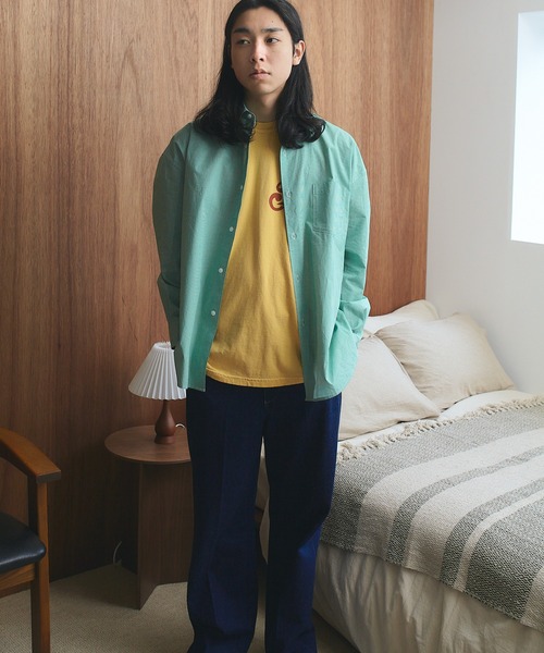 SHIPS.me(シップスミー)の「【ZOZO限定】SHIPS.me: リラックスワイドシャツ(シャツ/ブラウス・メンズ・グリーン/ホワイト/ダークグレー/ブラック・XS/XL/L/M/S)」の12枚目の写真