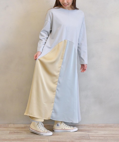 【セール】配色2WAYワンピース（ワンピース）｜BITTOKO（ビットコ）
