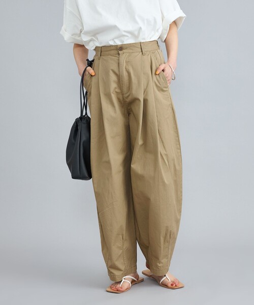 coen（コーエン）の「ランタンパンツ（その他パンツ・レディース・ベージュ/ブラック/ネイビー・M/L）」の6枚目の写真