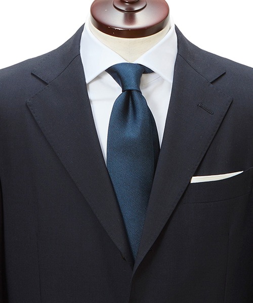 Cricket（クリケット）の「【CRICKET】クリケット レップ織り メランジ無地柄 ネクタイ 日本製（ネクタイ・メンズ・イエロー/ブラウン/グリーン/ブルー/チャコールグレー/ライトグレー/ネイビー・FREE）」の6枚目の写真