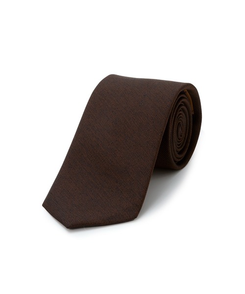 Cricket（クリケット）の「【CRICKET】クリケット レップ織り メランジ無地柄 ネクタイ 日本製（ネクタイ・メンズ・イエロー/ブラウン/グリーン/ブルー/チャコールグレー/ライトグレー/ネイビー・FREE）」の8枚目の写真