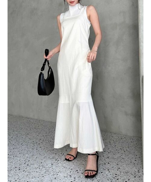 dazzlin(ダズリン)の「ショートコンビタイトワンピース(ワンピース・レディース・オフホワイト/ベージュ/ブラック・SMALL/MEDIUM/X-SMALL)」の10枚目の写真